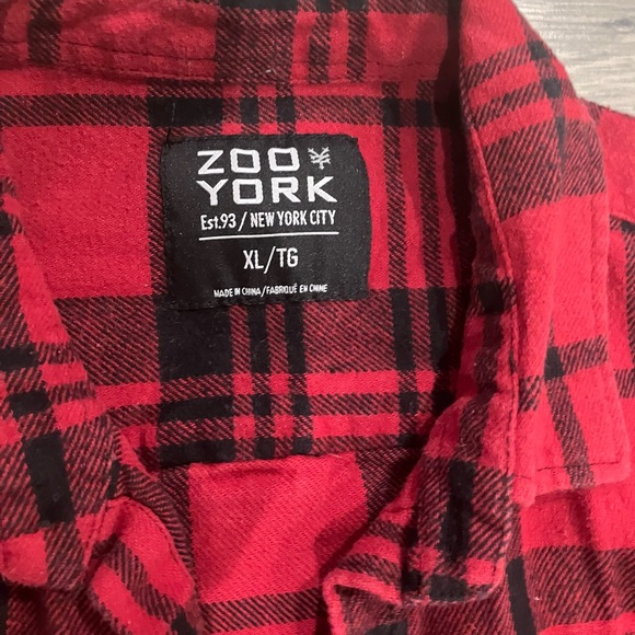 Zoo York Red Plaid Light Jacket - Picture 2 of 4